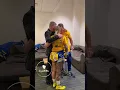 EBANIE BRIDGES BACKSTAGE WITH RICKY HATTON BEFORE WORLD TITLE FIGHT IN LEEDS ADVICE FROM THE HITMAN