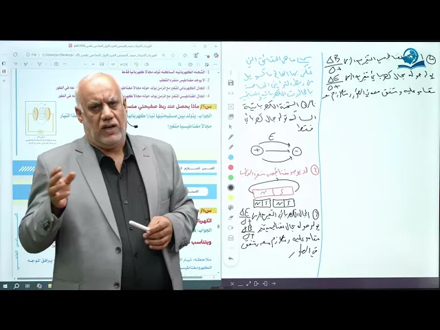⁣فيزياء السادس الاعدادي - الفصل الرابع - الموجات الكهرومغناطيسية ج2