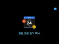 Calendar Card UI Design Glassmorphism - HTML CSS Javascript Digital Clock UI Design
