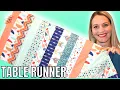 HOW TO SEW AN EASY STRIPED TABLE RUNNER FROM A JELLY ROLL BEGINNER FRIENDLY SEWING PROJECT