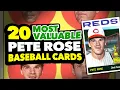 Pete Rose Baseball Cards Worth BIG MONEY