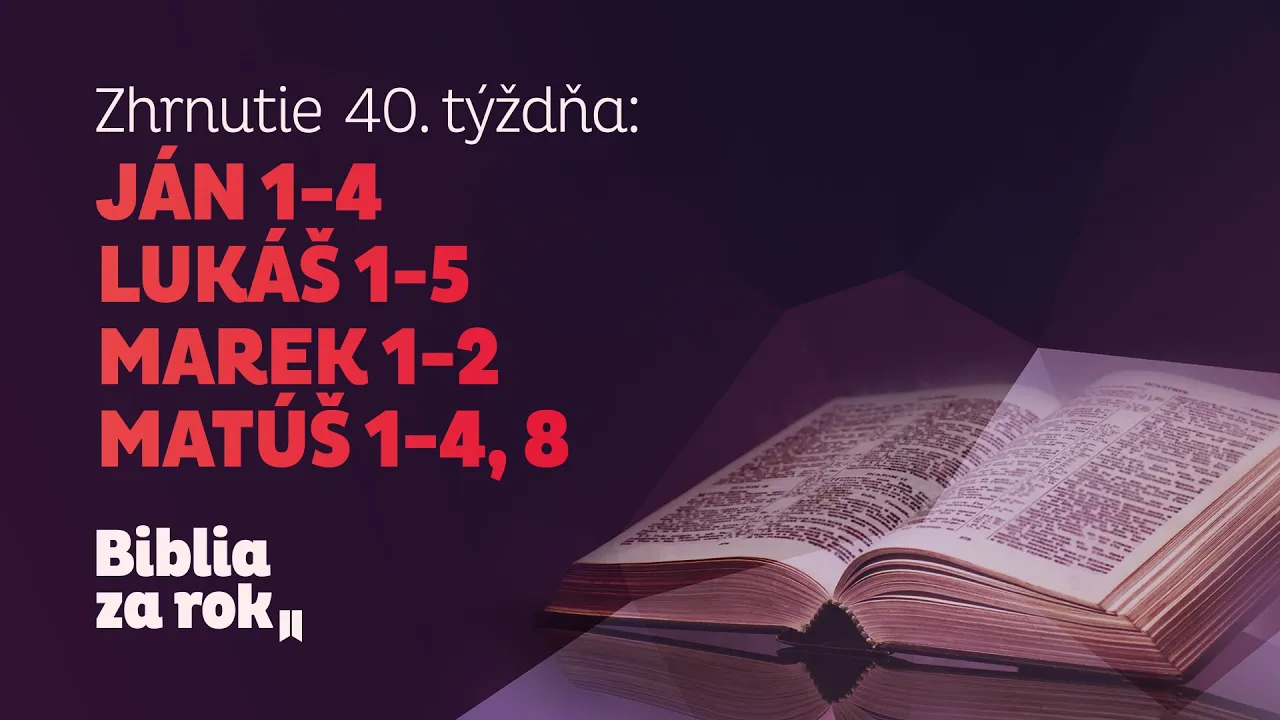 Zhrnutie 40. týždňa - Biblia za rok episode artwork
