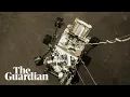 Footage of Perseverance rover landing on Mars released by Nasa