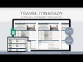 Itinerary Templates for Google Sheets - Tutorial