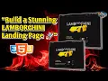 Responsive Lamborghini Landing Page HTML CSS JavaScript GSAP Animation