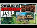How to Build an Efficient Stone Base w Storage Room Valheim