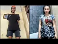 🔵karena mas iyun tipe cowoknya tinggi panjang😲si cantik Chinese cek body