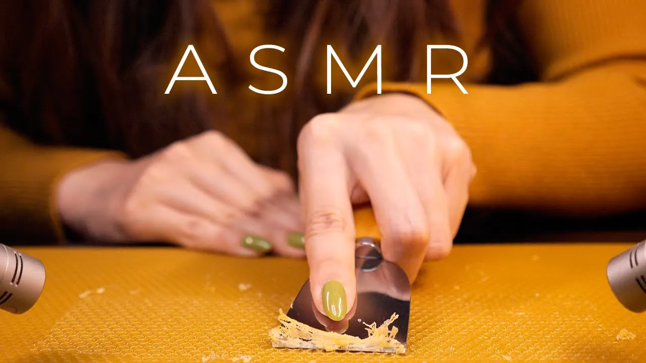 ASMR 20 Brain Tingly Sounds Using Beeswax (No Talking) ASMR 20 Brain Tingly Sounds Using Beeswax (No Talking)