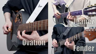 Fender vs. Ibanez vs. Ovation