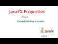 JavaFX Tutorial Property Binding in JavaFx