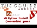 TUCOGUIDE Addon 4 - Wrye Bash PYTHON Install if you need