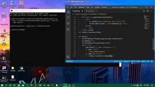 how to make a python multithreaded chat server setup the receiver side