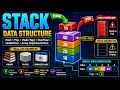 Stack in Data Structures Push Pop Overflow Underflow Array Implementation