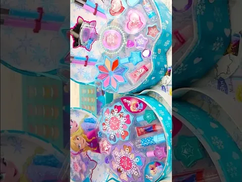 Elsa Frozen Makeup Beauty ❄️ | Relaxing Toy Unboxing & ASMR Fun #elsa #frozen #frozen2elsa