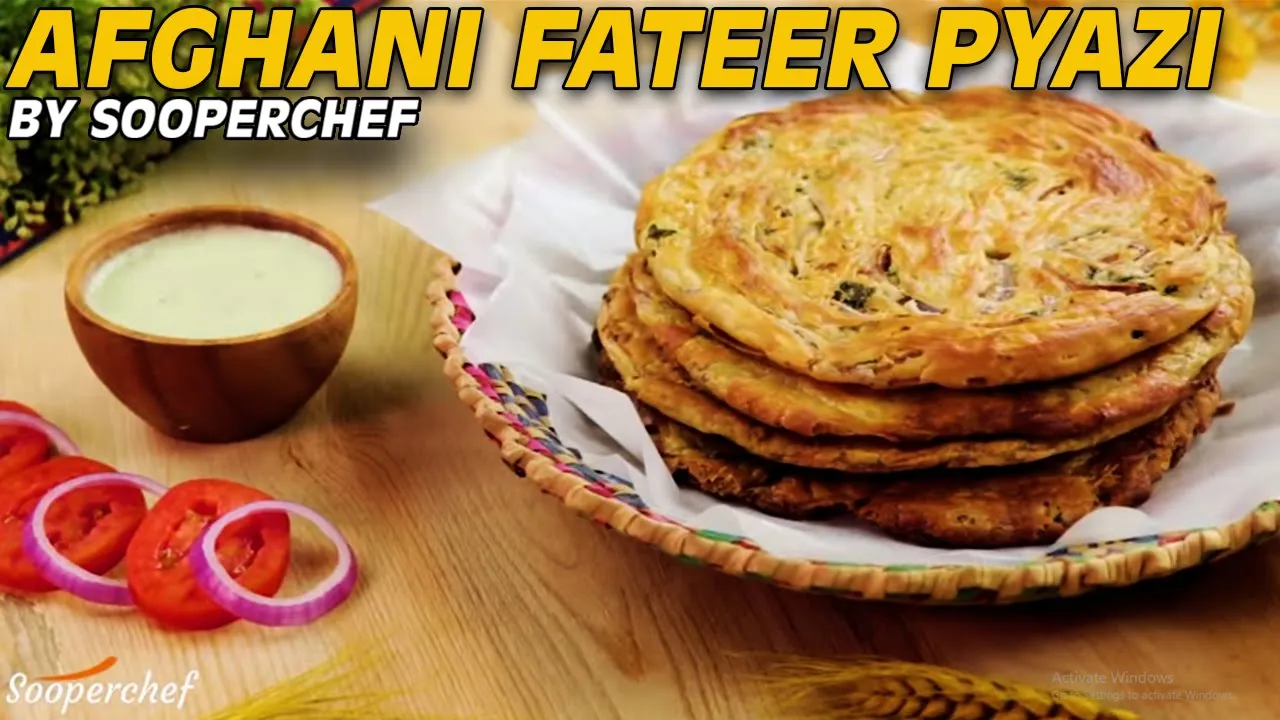 Afghani Fateer Pyazi Recipe By SooperChef (Sehri Recipes)