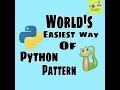 python pattern in square form or star pattern in square form
