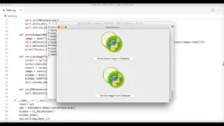 PyQt5 How to Store and Retrieve Image on SQLite