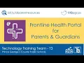 PGCPS FrontLine Health Portal for Parents Guardians