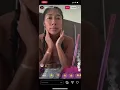 Apryl Jones on ig live in a bikini