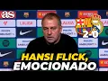 FLICK OVERWHELMED This is how he learned of his father s death and this is how Barca reacted