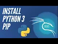 PIP command not found Error in Kali Linux SOLVED - python3-pip problem