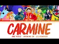 One Piece - Opening 28  FULL『Carmine』by ELLEGARDEN (Lyrics)