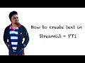 How to Create Text in Streamlit - Pt1