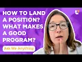 New Grad RN Programs How to Land a Position What Makes a Good Program - Ask Me Anything