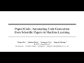 Paper2Code