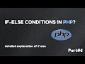 PHP If Else Explained for Beginners Complete Tutorial