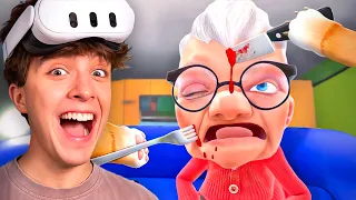 MATO A MI ABUELA EN VR | SOY UN GATO