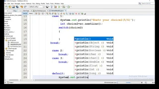 Lecture 8 part 2 nested switch case in Java in Hindi