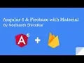 Angular6 and firebase with Material Design Table