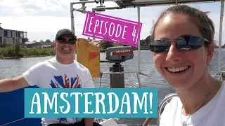 4] Sixhaven Marina, a thunderstorm and Exploring AMSTERDAM! | Sailing Mutiny