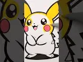 CUTE Pokemon PIKACHU Coloring - In Markers