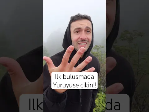Ilk bulusmada parkta yuruyuse cikin…