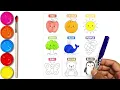 Learn Colors for Kids Fun Coloring Pages Painting Activities Color Names for Toddlers