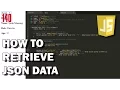 JAVASCRIPT How to retrieve JSON data with AJAX