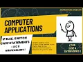 IF ELSE SWITCH CASE TERNARY OPERATOR EXPECTED ICSE QS DEFAULT BREAK KEYWORD LEC-8