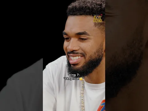 Karl-Anthony Towns' reaction to EVERY WING on Hot Ones 🔥🥵