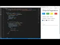 Materialize CSS from Scratch Lesson 17 - Chips Pagination