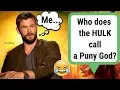 Thor Ragnarok Cast Know Nothing About Marvel Movies - Hilarious Interview