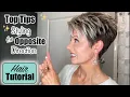 Pixie Hair Tutorial TOP TIPS for Styling the Opposite Direction