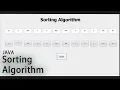 java sorting algorithm