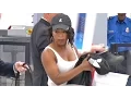 Angela Bassett Shows Of Her Biceps Going Through LAX TSA