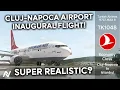 Lagu ROBLOX | Turkish Airlines Cluj-Napoca Airport Inaugural Flight! | B737 MAX 8