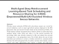 Multi Agent Deep Reinforcement Learning Based Task Scheduling and Resource Sharing for O RAN Empower