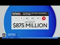 Winning numbers drawn for 875 million Powerball jackpot