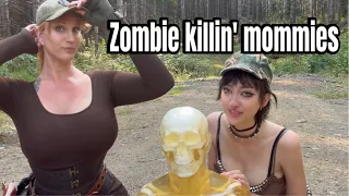 Valkyrie and Lia kill a zombie! 