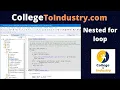 Nested for loop Java basics Prime number program